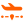 Icon orange ariplane 