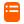  Icono naranja de una aplicación abierta con opciones en pantalla.