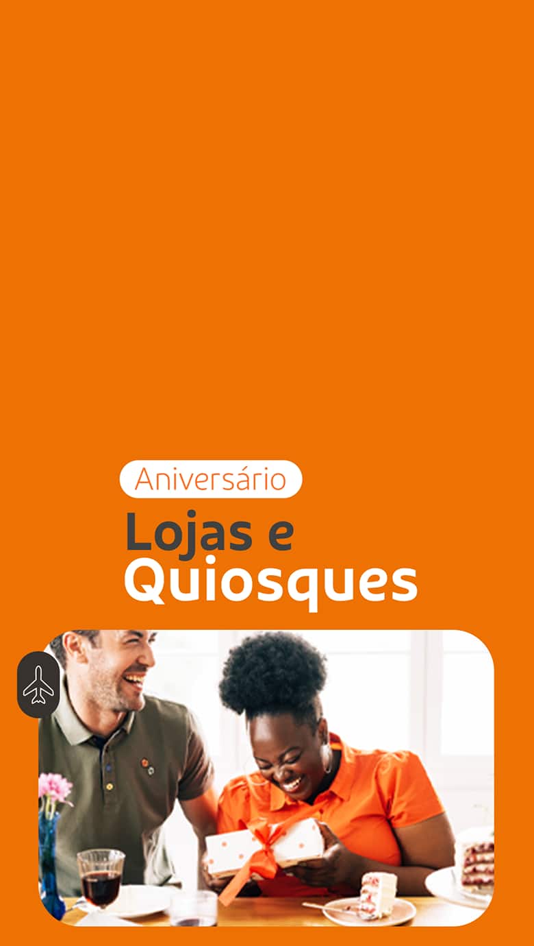 Aniversário Lojas e Quiosques