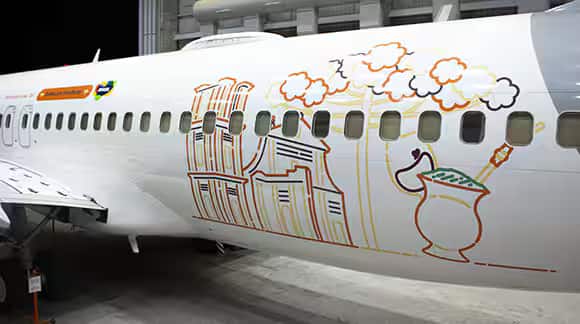 GOL homenageia elementos do Rio Grande do Norte com aeronave da iniciativa Conheça o Brasil: voando