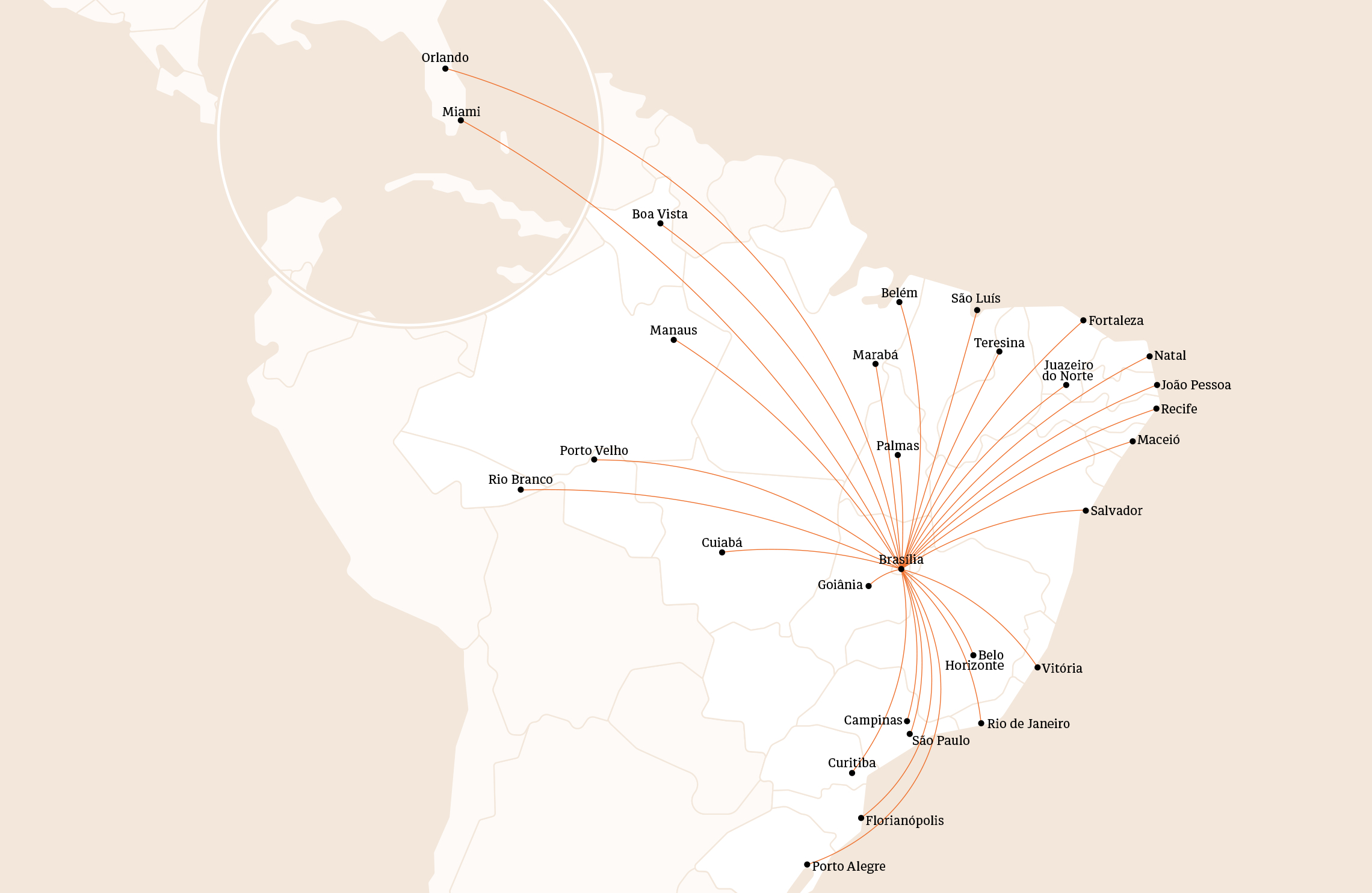 Mapa Brasilia 