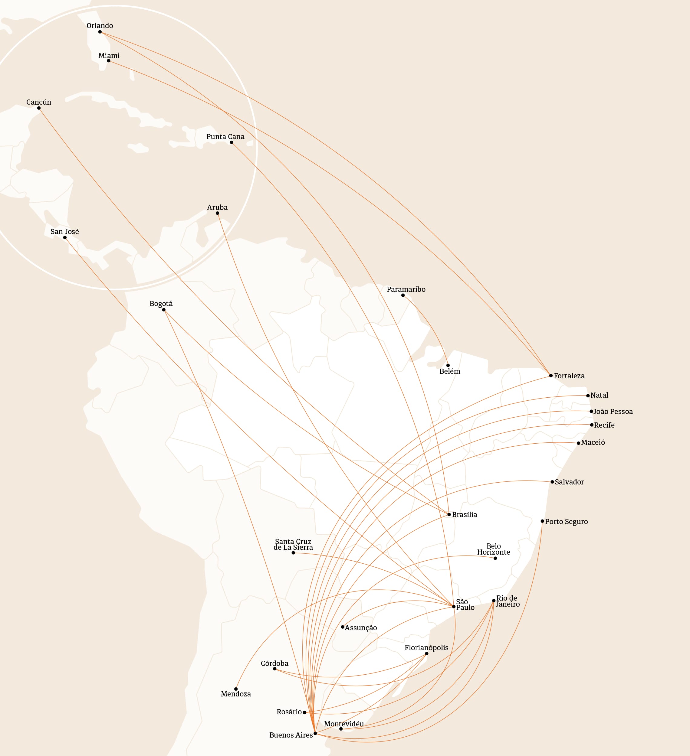 Mapa Internacionais