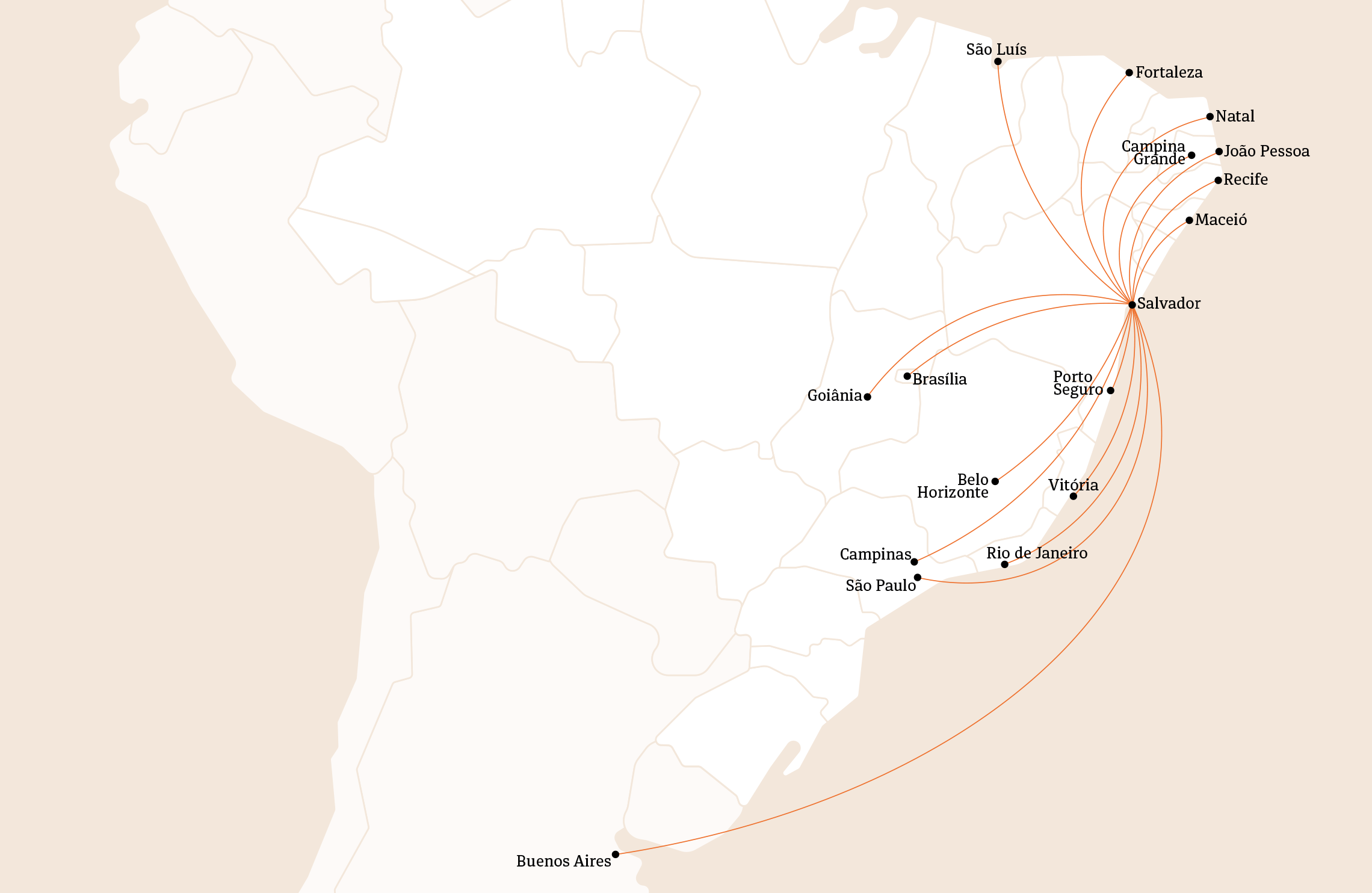 Mapa Salvador