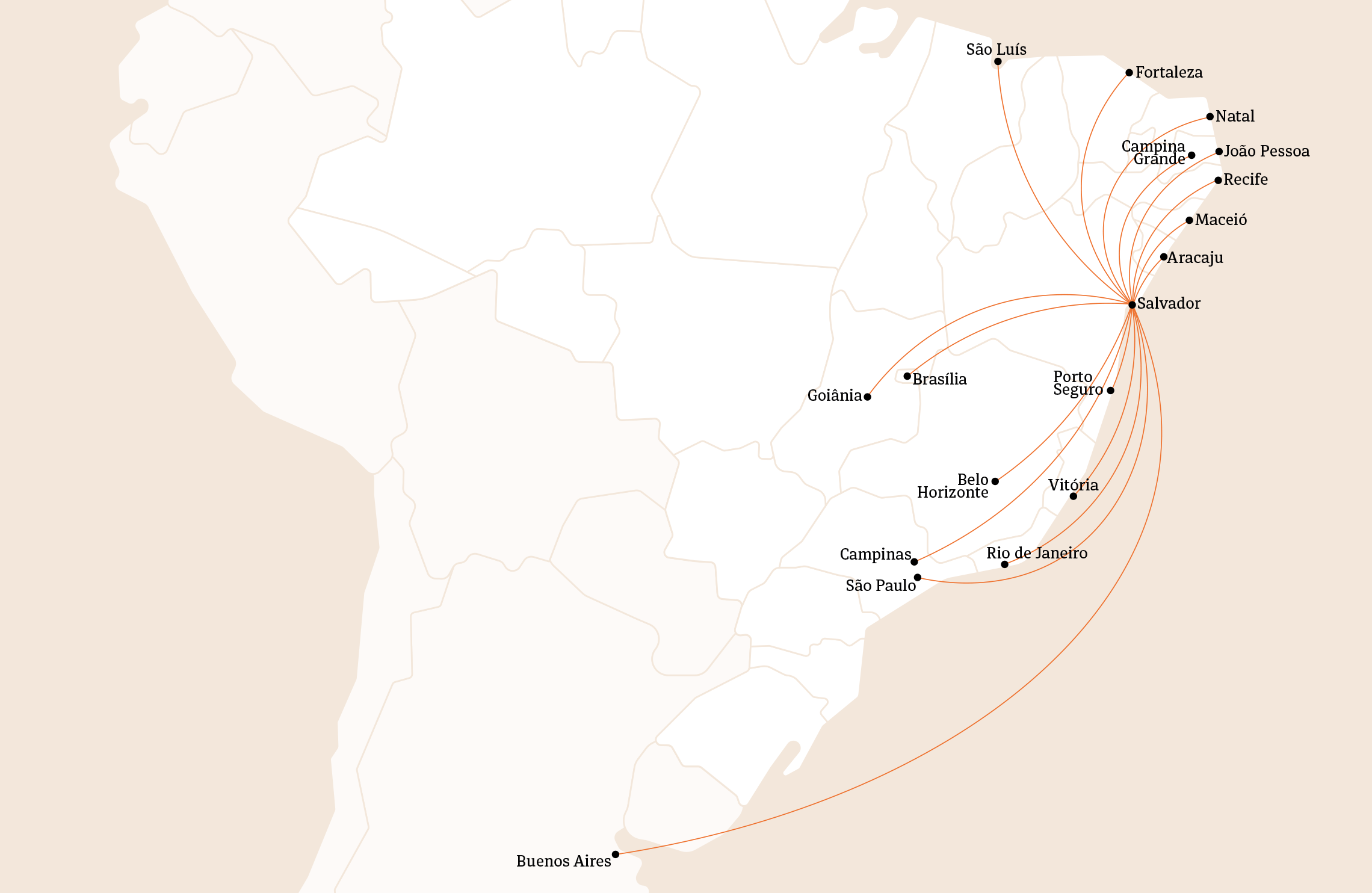 Mapa Salvador