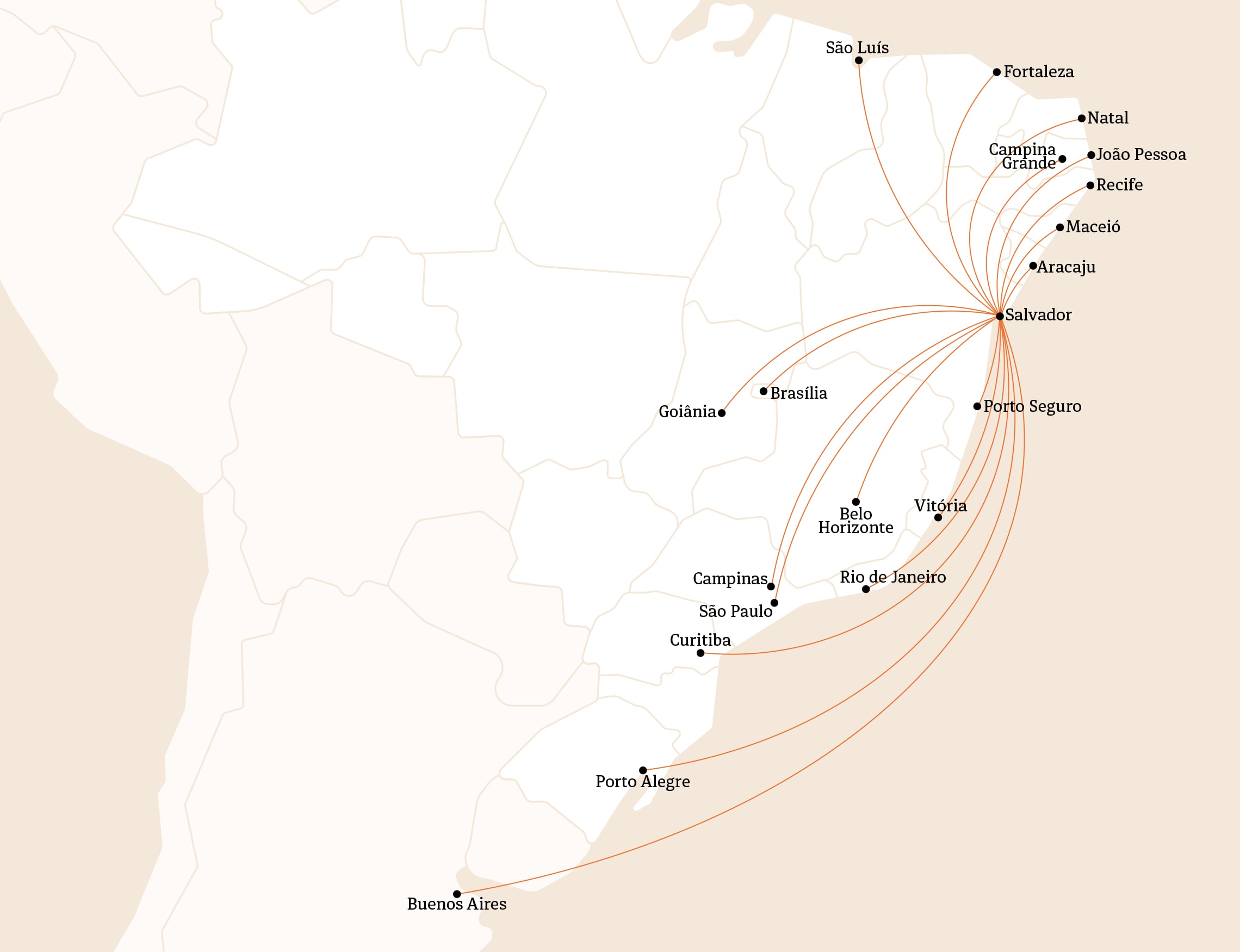 Mapa Salvador