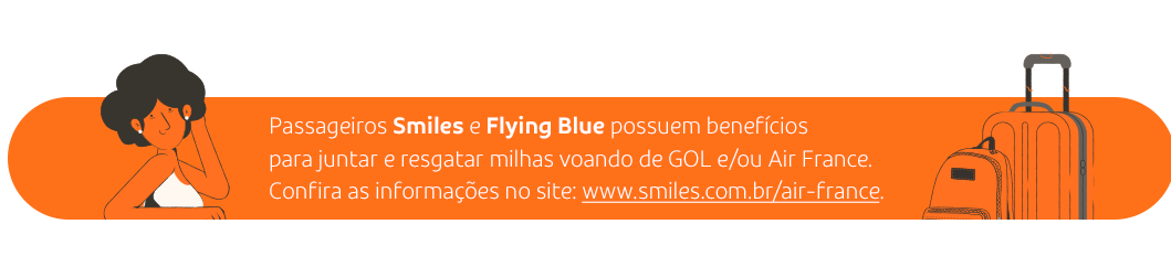 Passageiros Smiles e Flying Blue possuem benefícios