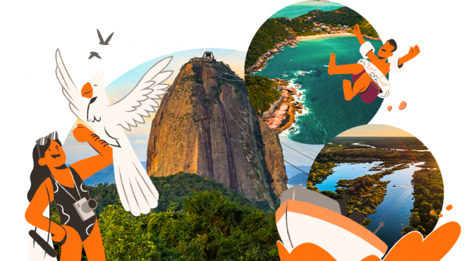 Enjoy the best destinations in Brazil.