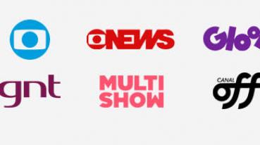 Imagem de algumas logos de canais de TV.